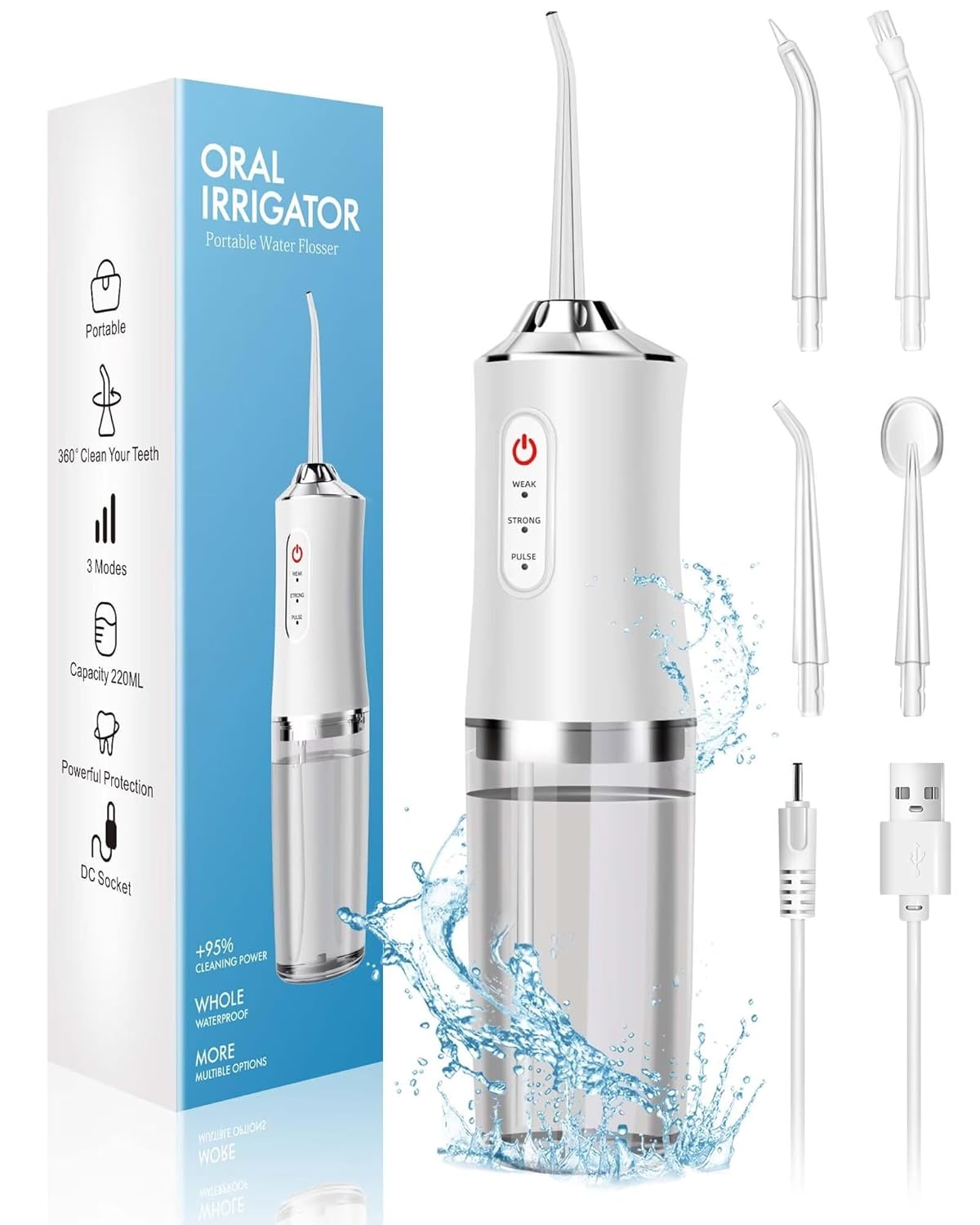 AquaClener™- Sistema de Higiene Bucal Pro.