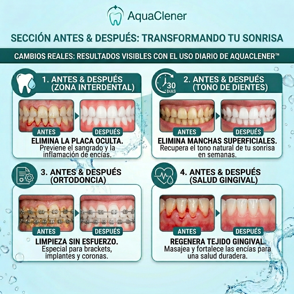 AquaClener™- Sistema de Higiene Bucal Pro.