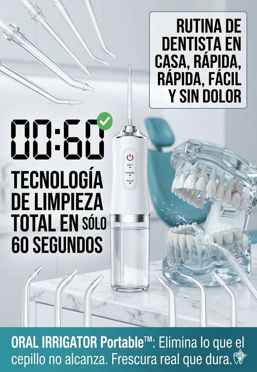 AquaClener™- Sistema de Higiene Bucal Pro.