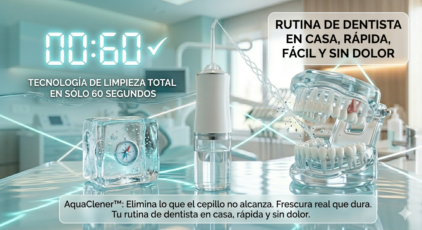 AquaClener™- Sistema de Higiene Bucal Pro.